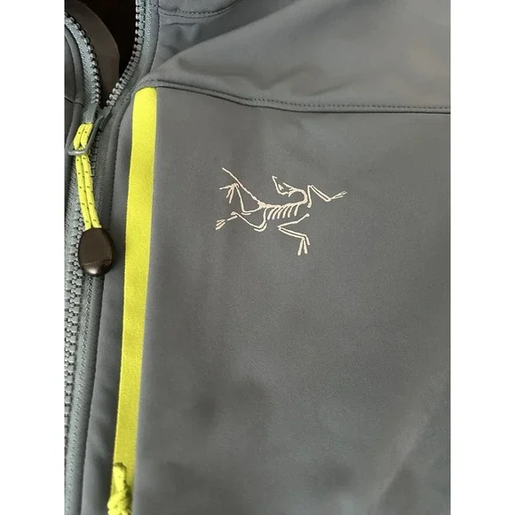 ARC'TERYX Gamma MX Blue Softshell Fleece Lined Jacket 2014 Sz Medium Gorpcore - Picture 4 of 11